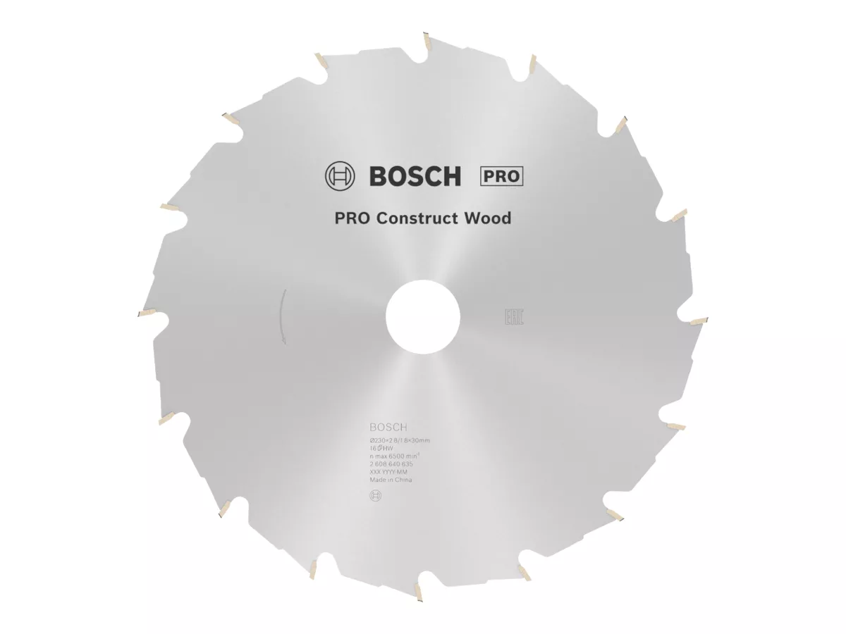 Lame BOSCH Construct Wood Ø230 x 30mm 16 dents